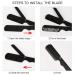 Rust-Resistant C/Y Razor for Men - Foldable Hairdresser Knife for Home & Salon Use - Buy Online on GoSupps.com