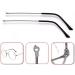 Metal Temple Legs Replacement for Glasses Frame - Grey | Durable & Stylish Replacement Parts - Buy Online on GoSupps.com