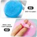 4-Piece Scalp Massage Brush Set | Shampoo Brush for Deep Cleansing & Peeling | Random Color | Ideal for Hair Care - Buy Online on GoSupps.com