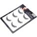 POPETPOP 3 Pairs Fake Lashes Fake Eyelashes False Eyelashes Natural Eyelashes Long Thick Eyelashes Cross - Buy Online on GoSupps.com