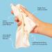 Calm Line 15ct Unscented Deodorant Wipes for Women with Zinc, Prebiotics & Papaya - Individually Wrapped Gentle Brightening Odor Control & Cleansing Wipes - Buy Online on GoSupps.com