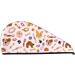Cute Dog Microfiber Hair Towel - Super Absorbent Coral Velvet Wrap for Long Curly & Thick Hair | Quick Dry Beach Accessories for Pet Lovers - Buy Online on GoSupps.com