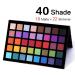 Professional 40-Color Eyeshadow Palette | Matte & Glitter Waterproof Makeup - Highly Pigmented - Buy Online on GoSupps.com
