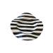 Dinnerware Dishes Plates 8 Inch Ceramic Plate Polka Dot Stripe Irregular Wave Ceramic Dessert Plate Pasta Plate Dinner Plate Ceramic Plates for Kitchen Parties Dinner Restaurant Family Party Plates ( 1
