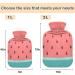Naanle Summer Cartoon Watermelon Heat Bottle - 1L Transparent Hot Water Bottle for Hand/Foot Pain Relief & Cold Therapy - Buy Online on GoSupps.com