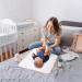 Lekebaby Foldable Quilted Pink Baby Changing Mat - Portable and Travel-Friendly - Buy Online on GoSupps.com
