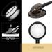 Classic Stethoscope for Nurses & EMTs | Single Head Stainless Steel Soft Eartips - Medical & Home Use (Titanium Black - Buy Online on GoSupps.com