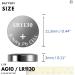Buy AG10 LR1130 Batteries - 1.5V Alkaline Button Battery Combo Pack (10 Count) for Long-Lasting Power | Fast International Shipping - Buy Online on GoSupps.com