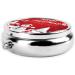 Buy Merry Christmas Mini Round Pill Box - 3 Compartment Travel Pill Organizer for Home & Office Use | International Shipping Available - Buy Online on GoSupps.com