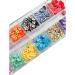 UUYYEO 2 Boxes 3D Clay Nail Art Slices - DIY Nail Art Supplies with Assorted Flowers and Fruit Slices - Buy Online on GoSupps.com