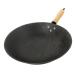 Zerodeko Wok Nonstick Frying Pan Nonstick Cookware Nonstick Skillet Pan Mini Food Metal Grilling Stir Fry Skillet Mini Accessories Seafood Pan Uncoated Work Iron Noodle Cooker