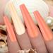 1280 pcs Extra Long Ballerina Coffin False Nails - Solid Color Full Cover Fake Nails for DIY Nail Art - Lovely Colors for Salon Women & Girls - Buy Online on GoSupps.com