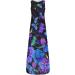 UIKMNH Summer Casual Dress | Women's O-Neck Flower Print Sleeveless Plus Size Long Dress - Buy Online on GoSupps.com