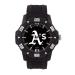 Game Time MLB Fan Automatic Series Watch, Black, 49.50mm Oakland Athletics