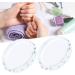 Nail Art Palette Set - 2pcs Color Mixing Tools for DIY Nail Art Drawing - Glass Makeup Pallet for False Eyelash Glue - Toning Dish for Professional Results - Buy Online on GoSupps.com