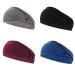 YONUF Women's Headbands with Button for Nurses & Doctors - Set of 4 Solid Colors - Buy Online on GoSupps.com