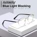 Avaway Women's Blue Light Filter Glasses - Vintage Round Metal Frames for PC Cell Phone & TV | Reduce Eye Strain & Protect Vision - Buy Online on GoSupps.com