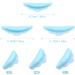 48-Piece Silicone Eyelash Lift Rods - S/M/L Sizes | Curler Perming Pads for Makeup Beauty | Blue - Buy Online on GoSupps.com