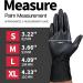 Supmedic Black Nitrile Exam Gloves 5 mil Powder-Free Latex-Free Box of 100 pcs - Large Size - Buy Online on GoSupps.com