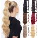 Traziewell Blonde Wrap Around Ponytail Extension Curly Ponytail Extension Heat Resistant Synthetic Natural Wavy Hairpieces Wrap Around Pony Tail Hair Extensions for Women Hair Piece 0512 FH000512 One Size - Buy Online on GoSupps.com