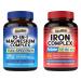 Vitalibre 5-in-1 Iron Supplement & 10-in-1 Magnesium Complex