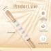 Premium Wood Fascia Roller & Rod - Deep Muscle Relaxation Tool for Legs Neck & Body Care | Gua Sha Massage Essential - Buy Online on GoSupps.com