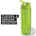 BlenderBottle Signature Sleek Tritan 820ml - BPA Free Protein Shaker & Water Bottle - Green Zen Gala - Perfect for Fitness Shakes - Buy Online on GoSupps.com