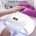 Filfeel 54W Nail Dryer - LED/UV Lamp with Smart Timer & Digital Display for All Gel Nail Polish | International Shipping - Buy Online on GoSupps.com