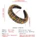 Minkissy Crystal Rhinestone Headband Glitter Headband Rhinestone Beaded Headband Padded Wide Hairband Wedding Christmas New Year Headwear for Women - Buy Online on GoSupps.com