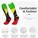 Rasta Flagleaf Compression Socks for Men & Women - 15-20 mmHg Support for Running & Cycling | Best Circulation Boost - Buy Online on GoSupps.com