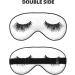 Buy FoRes Eyelash Lip White Print Eye Mask - Adjustable Light Blocking Sleep Mask for Deep Rest - Unisex Black - Buy Online on GoSupps.com