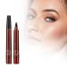 2024 New 3D Waterproof Microblading Eyebrow Pen Magic Eyebrow Pencil 4 Tipped Precise Brow Pen Waterproof Makeup Contouring Pen Fine Stroke Creates Natural Makeup Effect (Color : 1pcs-Red Brown)