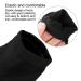 Gel Heel Stockings - Soft Heel Spur Bandage for Pain Relief | Comfy Compression Socks for Men & Women (Black) - Buy Online on GoSupps.com