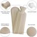 Lookka Long Hot Water Bottle - 2L Extra Long Fleece Heat Bottle for Neck & Waist | Safe Comfortable & Warm in Winter - Gray | International Shipping - Buy Online on GoSupps.com