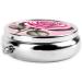 Beautiful Pink Roses Round Pill Box | 3 Compartment Travel Organizer | Portable Pill Case for Travel - Buy Online on GoSupps.com