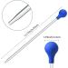Boao 2-Piece Coral Feeder Set | 13.77 Acrylic Marine Fish Feeding Tool | For Reef, Anemones, Coral, Brine Shrimp | Clear Blue - Buy Online on GoSupps.com