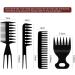GAOHUI 4 PCS Men Styling Comb Set for Professional Hairstyling - Anti-Static Hairdressing Combs for Men - Buy Online on GoSupps.com