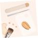 FOMIYES Liquid Foundation Palette & Stainless Steel Spatula Portable Makeup Mixing Tool for Flawless Application | Korean Cosmetic Spatula - Buy Online on GoSupps.com