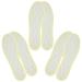 Japanwelt Les Tongs cinnamon soles I with 100% natural cinnamon insole cinnamon shoe soles against welding smell welding feet anti-welding shoe inserts for women & men-3 Set white 39/40