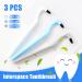 Quelcc 3-Piece Toothbrush Set | Stain & Tartar Remover | Soft Ricket Brush for Professional Tooth Cleaning | Remove Discoloration & Plaque - Buy Online on GoSupps.com