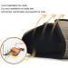 Extra Wide Men's Diabetic Open Toe Slippers for Swollen Feet - Adjustable Edema Shoes for Arthritis - Size 12, Black - Buy Online on GoSupps.com