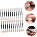 Baluue 24pcs Plastic Eyeshadow Makeup Sticks Double Ended Makeup Brush Aluminum Eyeshadow Brush - Buy Online on GoSupps.com
