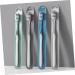 Minkissy 8-Piece Hard Coal Toothbrush Set for Men - Reusable Compact & Travel-Friendly Manual Toothbrushes to Reduce Tooth Spots - Buy Online on GoSupps.com