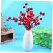 Zerodeko 16pcs Christmas Tree Picks Green Tinsel Garland Christmas Holly Stem Floral Picks with Wire Fruit Decor Christmas Tree Decorations Simulation Berries Picks Wreath Red Artificial - Buy Online on GoSupps.com