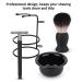 Professional Beard Shaving Set - Safe Shaving Brush Bowl Stand & Mustache Tools for Ultimate Grooming - Buy Online on GoSupps.com