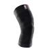 BAUERFEIND Sports Compression Knee Support NBA - Lightweight Design with Gripping Zones for Basketball Knee Pain Relief & Performance with Team Designs (Black  L) L Black