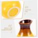 Garvalon Ceramic Pot Container for Essential Oils - Yellow 5.5x7.5cm | Perfect for Beauty Salons and Spa Needs - Buy Online on GoSupps.com