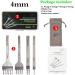 Aiskaer White Steel 4mm Diamond Lacing Stitching Chisel Set - Leather Craft Kit - Buy Online on GoSupps.com