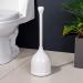 Hideaway Toilet Plunger with Caddy - Heavy Duty Bathroom Plunger Set - Buy Online on GoSupps.com