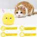 Buy Catal Balls Interactive Cat Toys - 3 Pack with Sound | Fluffy Catnip Balls in Blue Pink & Yellow for Fun Playtime - Buy Online on GoSupps.com